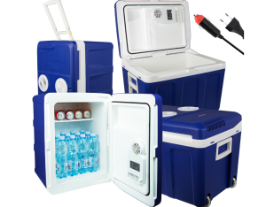 Lodówka turystyczna samochodowa 42L BLOW z kółkami 44-210#