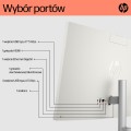 HP AiO 24-cr0312nw Ryzen 5 7520 23.8" FHD IPS 250nits AG 16GB DDR5 SSD512 Radeon 610M Cam720p kB+Mouse Win11 Shell White 2Y