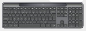 Logitech Signature Slim Solar+ K980 for Business klawiatura Uniwersalne RF Wireless + Bluetooth QWERTZ Niemiecki Grafitowy