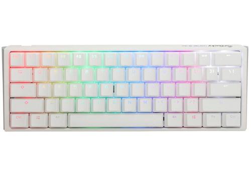 Ducky One 3 Mini Pure White klawiatura Gaming USB Niemiecki Biały
