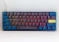 Ducky One 3 Daybreak Mini klawiatura Gaming USB Niemiecki Czarny, Niebieski, Zielony