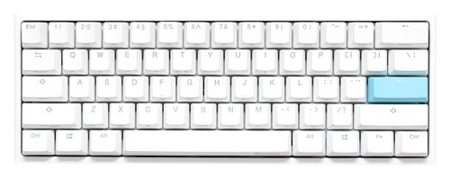 Ducky DKON2061ST klawiatura Gaming USB QWERTY Amerykański międzynarodowy Biały