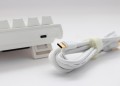 Ducky DKON2061ST klawiatura Gaming USB QWERTY Amerykański międzynarodowy Biały