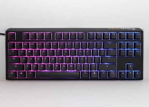 Ducky One 3 Classic TKL klawiatura Gaming USB Niemiecki Czarny, Biały
