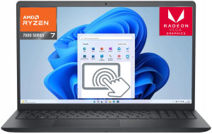 Laptop Dell 15 DC15255-A117BLK 15.6''FHD Dotyk Ryzen 7 7730U Radeon™ RX Vega 8 Win11Home
