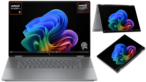 Laptop HP OmniBook X Flip 2 in 1 16-ar0013dx 16'' FHD+ Dotyk x360 AMD® Ryzen IA 5 340 AMD® Radeon™ 840M Win11Home