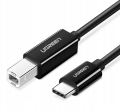 Kabel Do Drukarki UGREEN US241 USB-C-USB-B 1m (czarny)