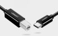 Kabel Do Drukarki UGREEN US241 USB-C-USB-B 1m (czarny)