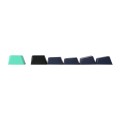 Klawiatura gasket F87 Pro Dark Blue + Black + Cyan GrayWoodV4 switch RGB AULA