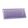Klawiatura gasket HERO84 HE White+Purple+Gradient+LIGHT JadeKing switch RGB AULA