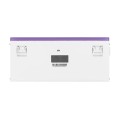 Klawiatura gasket HERO84 HE White+Purple+Gradient+LIGHT JadeKing switch RGB AULA