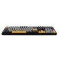 Klawiatura gasket F108 Gray+Orange+Deep Gray Volcano switch RGB AULA