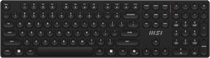 Zestaw klawiatura + mysz MSI Forge K210 Wireless Mouse and Keyboard Combo bezprzewodowe czarne