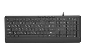 GEMBIRD PRZEWODOWA KLAWIATURA MULTIMEDIALNA SLIM 5 KLAWISZY HOTKEYS, RU LAYOUT, CZARNA