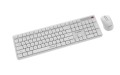 GEMBIRD BEZPRZEWODOWY ZESTAW KLAWIATURY + MYSZ SILENT KEY PRO BUSINESS, BIAŁY, UKŁAD US