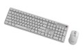 GEMBIRD BEZPRZEWODOWY ZESTAW KLAWIATURY + MYSZ SILENT KEY PRO BUSINESS, BIAŁY, UKŁAD RU