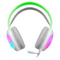 DEFENDER SŁUCHAWKI Z MIKROFONEM ECLIPSE RGB BIAŁE 62440