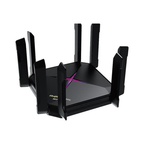 Ruijie Networks RG-EW6000GX router bezprzewodowy 2.5 Gigabit Ethernet Dual-band (2.4 GHz / 5.8 GHz) Czarny