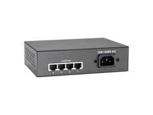 Switch 5-portowy Fast Ethernet PoE+, 4x FE PoE+ (65W) Producent: LEVELONE (FEP-0511)