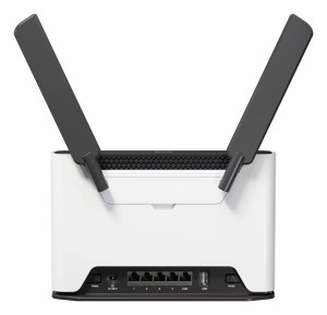 Mikrotik Chateau LTE7 ax router bezprzewodowy Gigabit Ethernet Dual-band (2.4 GHz/5 GHz) 4G Czarny, Biały