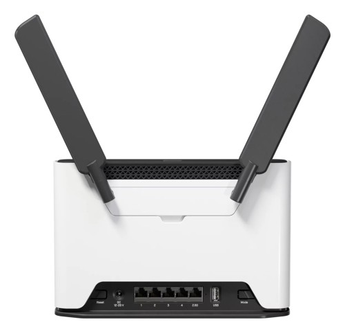 Mikrotik Chateau LTE7 ax router bezprzewodowy Gigabit Ethernet Dual-band (2.4 GHz/5 GHz) 4G Czarny, Biały