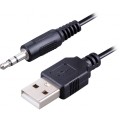 DEFENDER GŁOŚNIKI ROCKET 2.0 6W LED USB CZARNE 65094