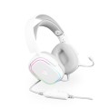 MODECOM VOLCANO MC-899 PROMETHEUS BIAŁE SŁUCHAWKI NAGŁOWNE Z MIKROFONEM