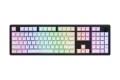 HATOR Skyfall Wireless 100 klawiatura Gaming USB + RF Wireless + Bluetooth QWERTY US English Czarny, Biały