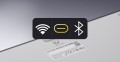HATOR Skyfall Wireless 100 klawiatura Gaming USB + RF Wireless + Bluetooth QWERTY US English Czarny, Biały