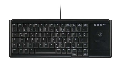Contour Design Active Key AK-4400-TU klawiatura Przemysłowy USB QWERTZ Niemiecki Czarny