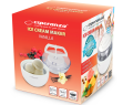 ESPERANZA MASZYNKA DO LODÓW VANILLA BIAŁY EKI001