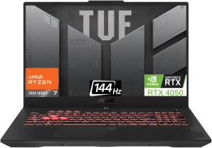 Laptop ASUS TUF Gaming A17 FA707NUG-HX177 17.3"FHD 144Hz Ryzen 7 7445HS RTX4050 6GB