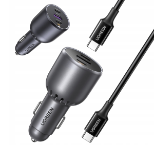Ładowarka samochodowa UGREEN EC705 130W USB-A+2xUSB-C