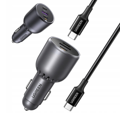 Ładowarka samochodowa UGREEN EC705 130W USB-A+2xUSB-C