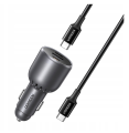 Ładowarka samochodowa UGREEN EC705 130W USB-A+2xUSB-C