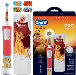 Szczoteczka elektryczna Oral-B Pro Kids Król Lew + Etui