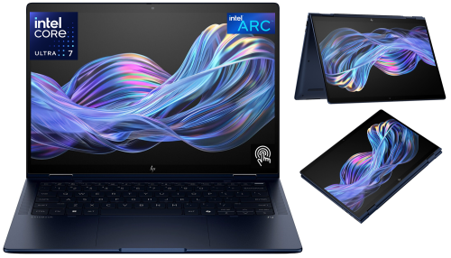 Laptop HP EliteBook X Flip G1i B9ZX8ET 14" 2.5K IPS Dotyk 120Hz Intel® Core™ Ultra 7 258V Intel® Arc™ Graphics 140V Win11Pro