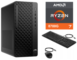 Komputer HP ProDesk 2 Tower G1a BY7D8ET AMD® Ryzen 7 8700G AMD® Radeon 780M Win11Pro