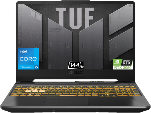 Laptop ASUS TUF Gaming F15 FX506HC-HN006 15,6"FHD 144Hz Intel® Core™ i5-11400H RTX3050 6GB