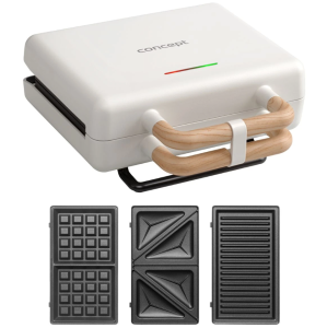 Opiekacz do kanapek 3w1 płytki wymienne 800 W biały SV3090 Concept