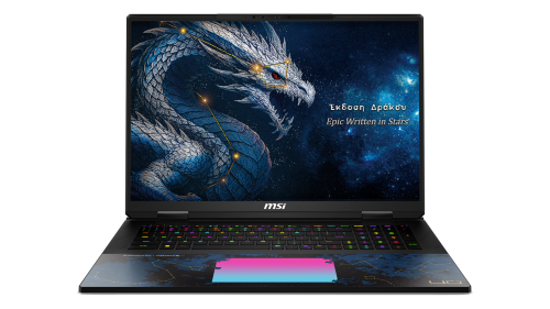 Laptop MSI Titan 18 HX Dragon Edition Draco Epic A2WJ-1271PL Ultra 9 290HX Plus 18" UHD+ MiniLED 240Hz 96GB RTX5090 DLSS 4 2x2000SSD W11Pro