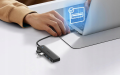 Adapter UGREEN 4w1 25851 Hub USB-A do 4x USB-A (czarny) 25851