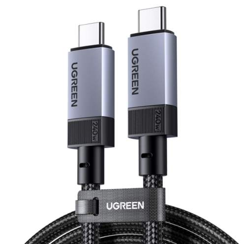 Kabel UGREEN L705 USB-C-USB-C 1m 240W (gwiezdna szarość) 65175