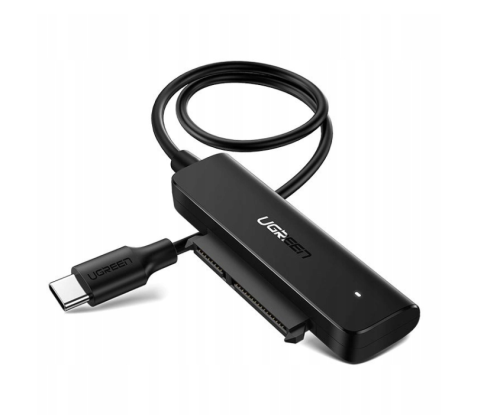 Adapter UGREEN USB-A-SATA 2,5" 50cm USB 3.0 (czarny)