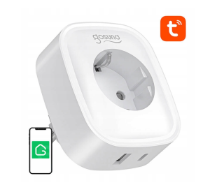Gniazdko inteligentne GOSUND SP6 Wi-Fi/BT 16A USB-C 20W