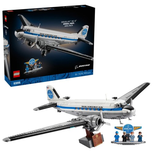 LEGO Icons 11378 - Samolot pasażerski Douglas DC-3 PAN AM
