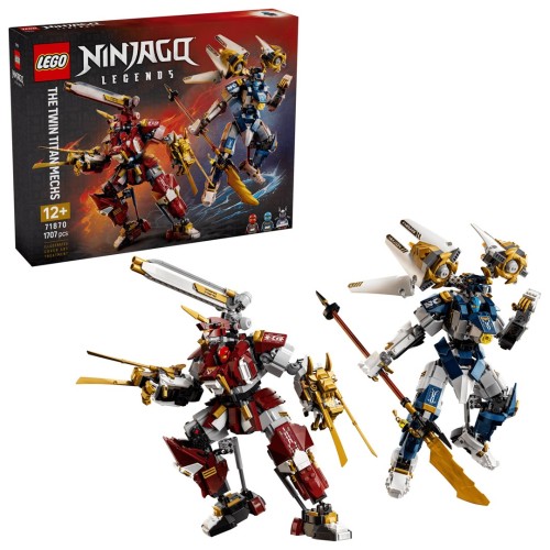 LEGO Ninjago 71870 - Bliźniacze tytanowe mechy