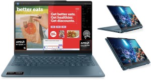 Laptop Lenovo Yoga 7 2-in-1 14AKP10 14''WUXGA Dotyk x360 AMD® Ryzen IA 5 340 AMD® Radeon™ 840M Win11Home