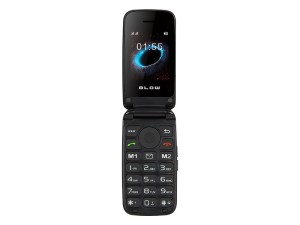 Telefon dla seniora BLOW z klapką S24 czarny