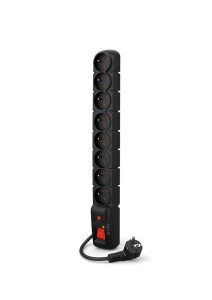 Listwa przeciwprzepięciowa Acar S8 PRO (1,5m ; czarny)